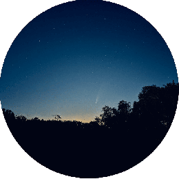 Kometa Neowise C 2020 F3 nad Ostravou