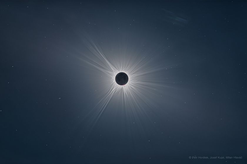 Sotal Solar Eclipse 2024 &ndash; wide view