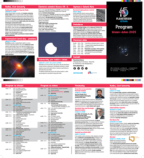 Programový leták březen - duben 2025